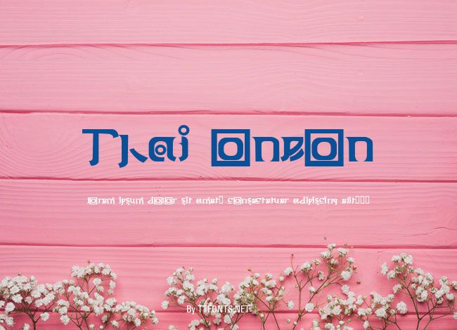 Thai OneOn example